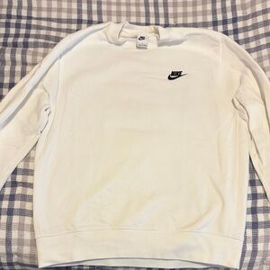 Nike Men's White Crewneck